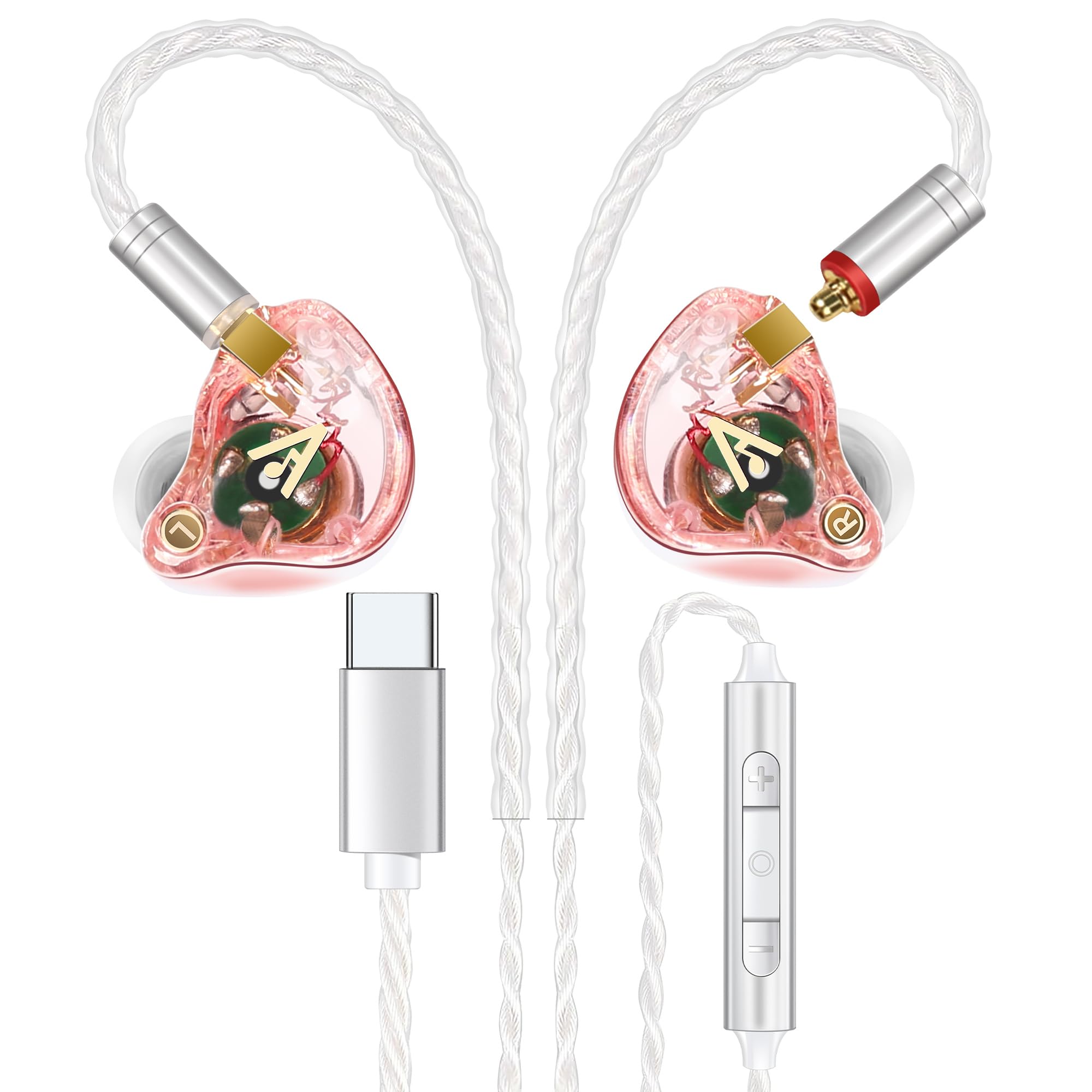 Audiovance Vibes 202MC USB-C HiFi Wired Earbuds