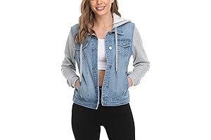 Women's Casual Hooded Jean Jackets