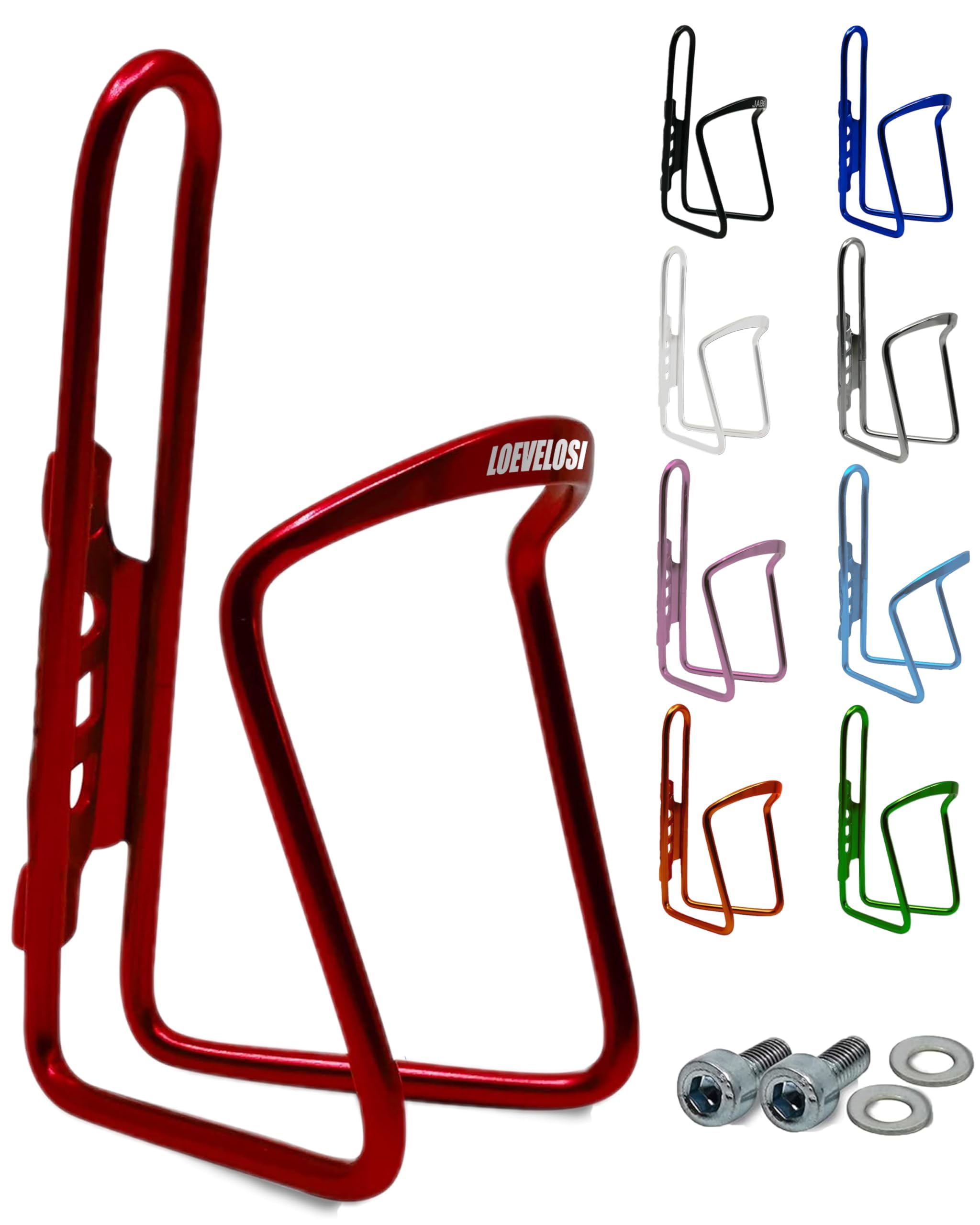 Portabottiglie Per Bicicletta PRO BIKE TOOL - Leggero, In Alluminio, Design Tubolare