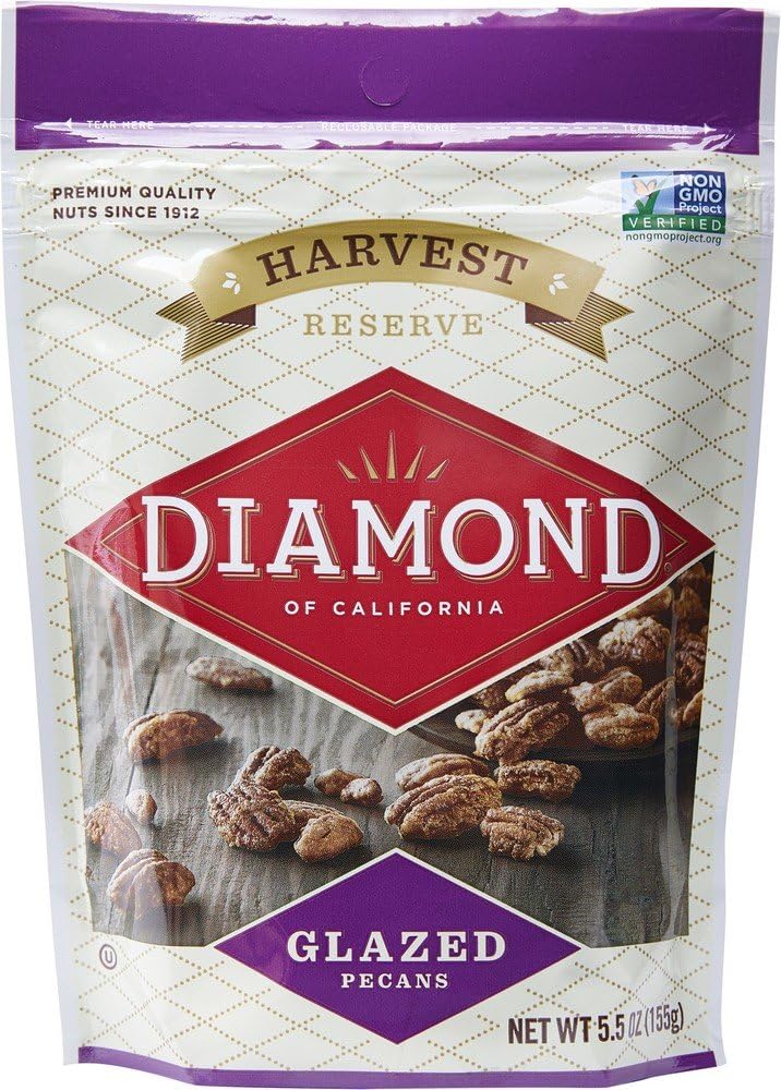 Diamond Glazed Pecans, 5.5-Ounce
