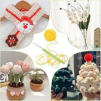 Vista 7 de Gancho de ganchillo, Gancho de ganchillo ergonómico de 2.0 mm, Agujas de ganchillo para manos artríticas, Agujas de tejer con mango suave