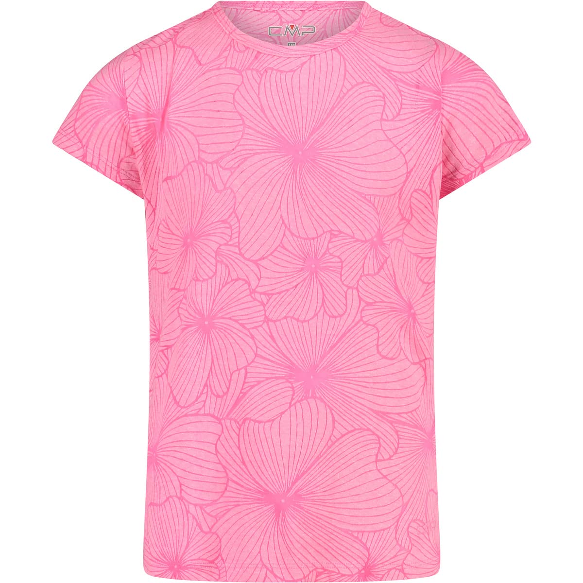 CMP - Children's T-Shirt, Pink Fluo, 98, Pink Fluo, 98 cm