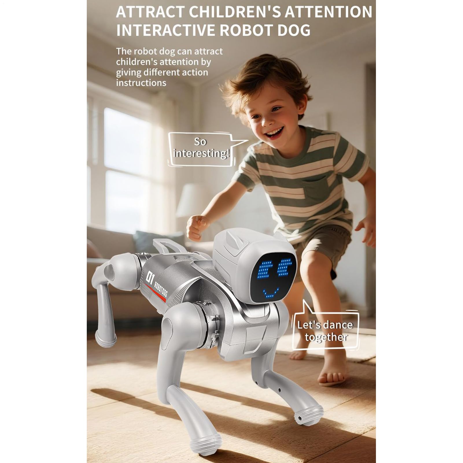 Cachorro Robot Juguetes Educativos Realistas Con Voz Interactiva