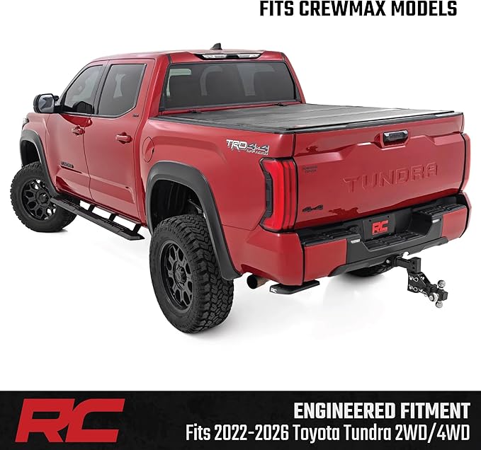 Estribos Rough Country TR2 para Toyota Tundra CrewMax 2022-2026 miniatura 7