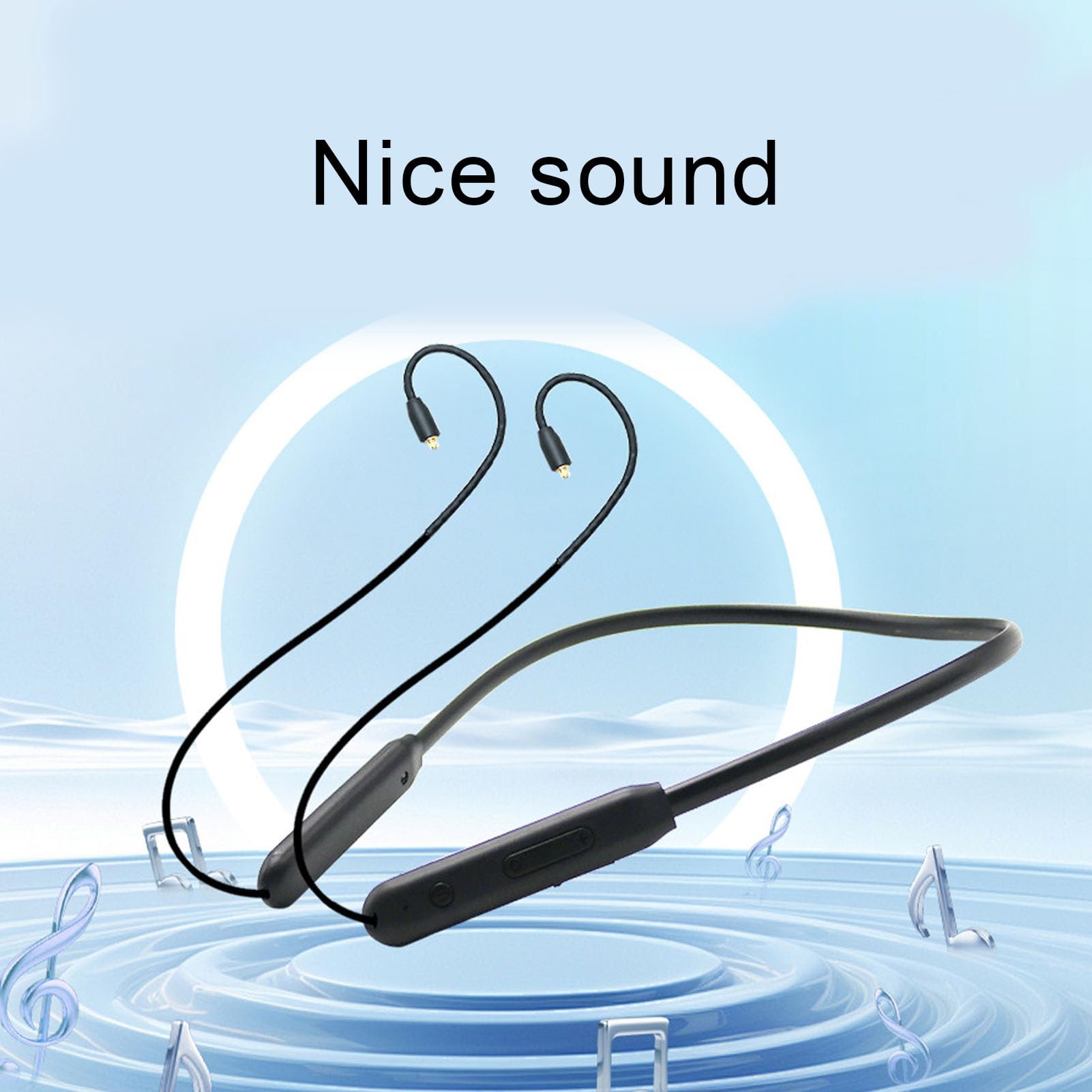 CHICIRIS Sostituzione Cavo Adattatore Wireless Bluetooth con Controlli Microfono per Auricolari IE200 IE300 IE600 IE900 Esperienza Musicale Wireless Perfetta per i Viaggiatori