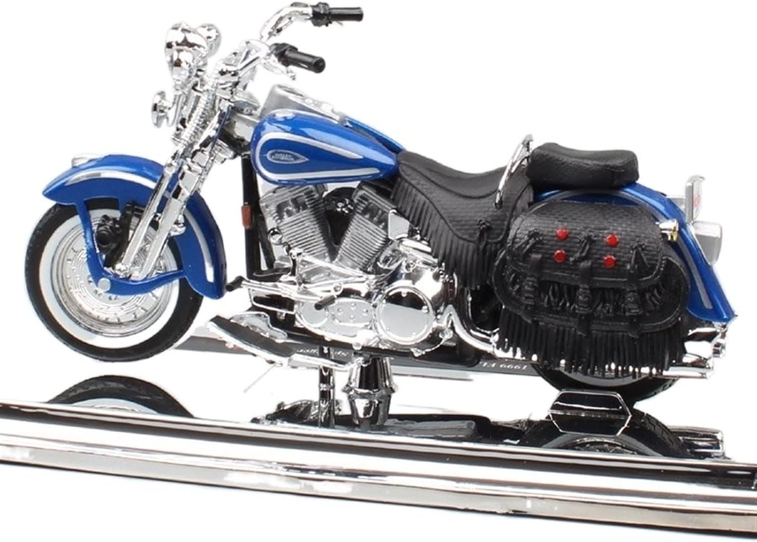 HTASFCI Motorcycle Model 1:18 Scale 1999 FLSTS Heritage Softtail Springer Bike Motorcycle Chopper Diecast Model Locomotive Vehicle Cruiser Thumbnails Boy