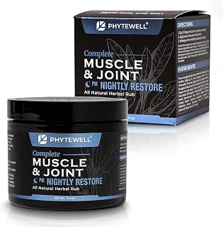 PM Nightly Restore - Cooling Herbal Muscle & Joint Rub - with Menthol, Arnica & Lavender - Soothes Muscles, Supports Evening Recovery & Restful Sleep, CO₂ Extracted, Non-Greasy Formula