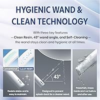 Vista 24 de TOTO® WASHLET® C5 - Asiento de inodoro electrónico con bidé con limpieza de varilla PREMIST y EWATER+, alargado, color algodón blanco - SW3084#01