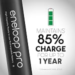 Panasonic BK3HCCA8BA Eneloop Pro Rechargeable AA Batteries, 8 pk
