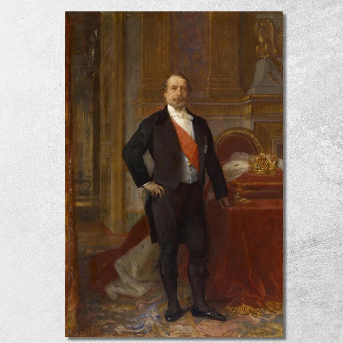 Tableau Napoléon III Alexandre Cabanel acb21 toile imprimée encadrée 130x90cm
