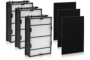 DerBlue True HEPA Filter and Pre Filter Replacement for Holmes HAPF600 HAPF8650 HAP615 HAP625 HAP650