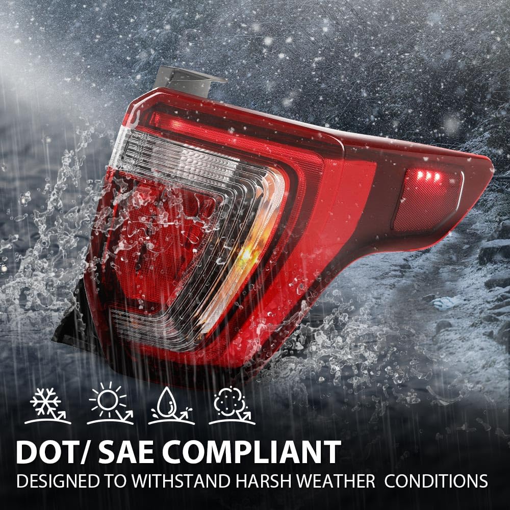 Right Rear Tail Light w/ Harness & Bulb for Explorer 2016-2019 FB5Z13404G image 2