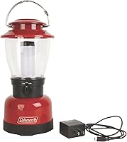 Coleman Classic Rechargeable 400 Lumen LED Lantern | Waterproof USB Camping Light with 20Hr Battery Life