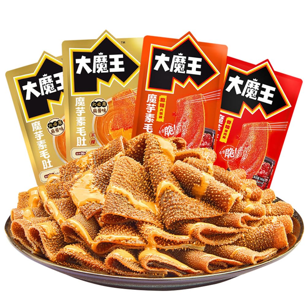 Amazon.co.jp: 魔芋素毛肚 中華物産零食 こんにゃく爽麻酱味 香辣味