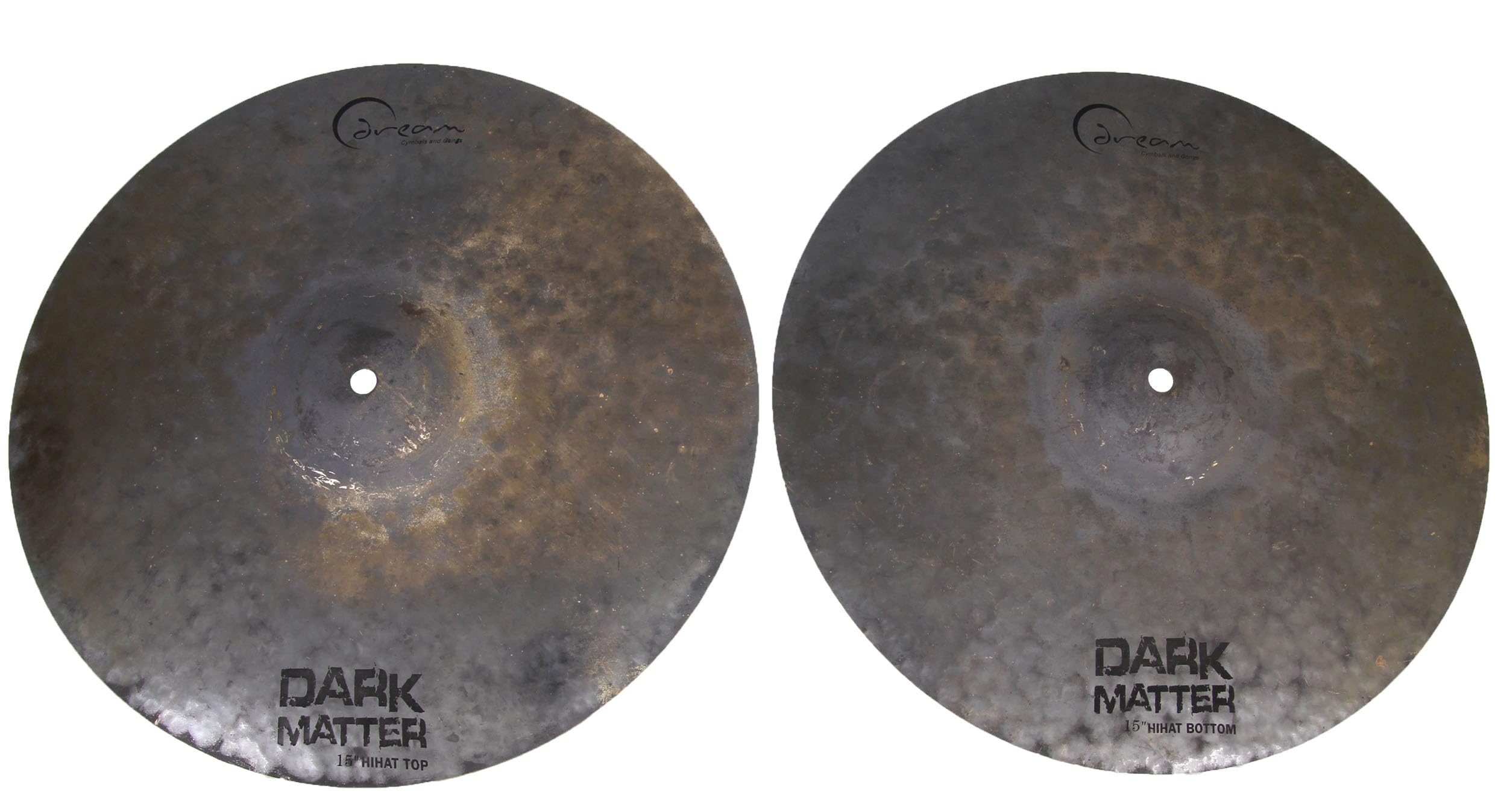 Dream Cymbals and Gongs DMHH15 Dark Matter Series Hi Hat Cymbal - 15 inch
