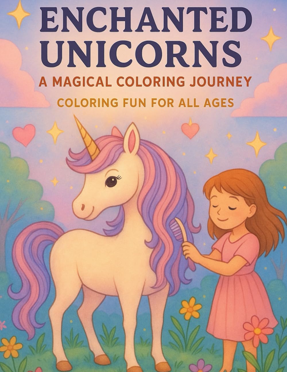 Enchanted Unicorns: A Magical Coloring Journey