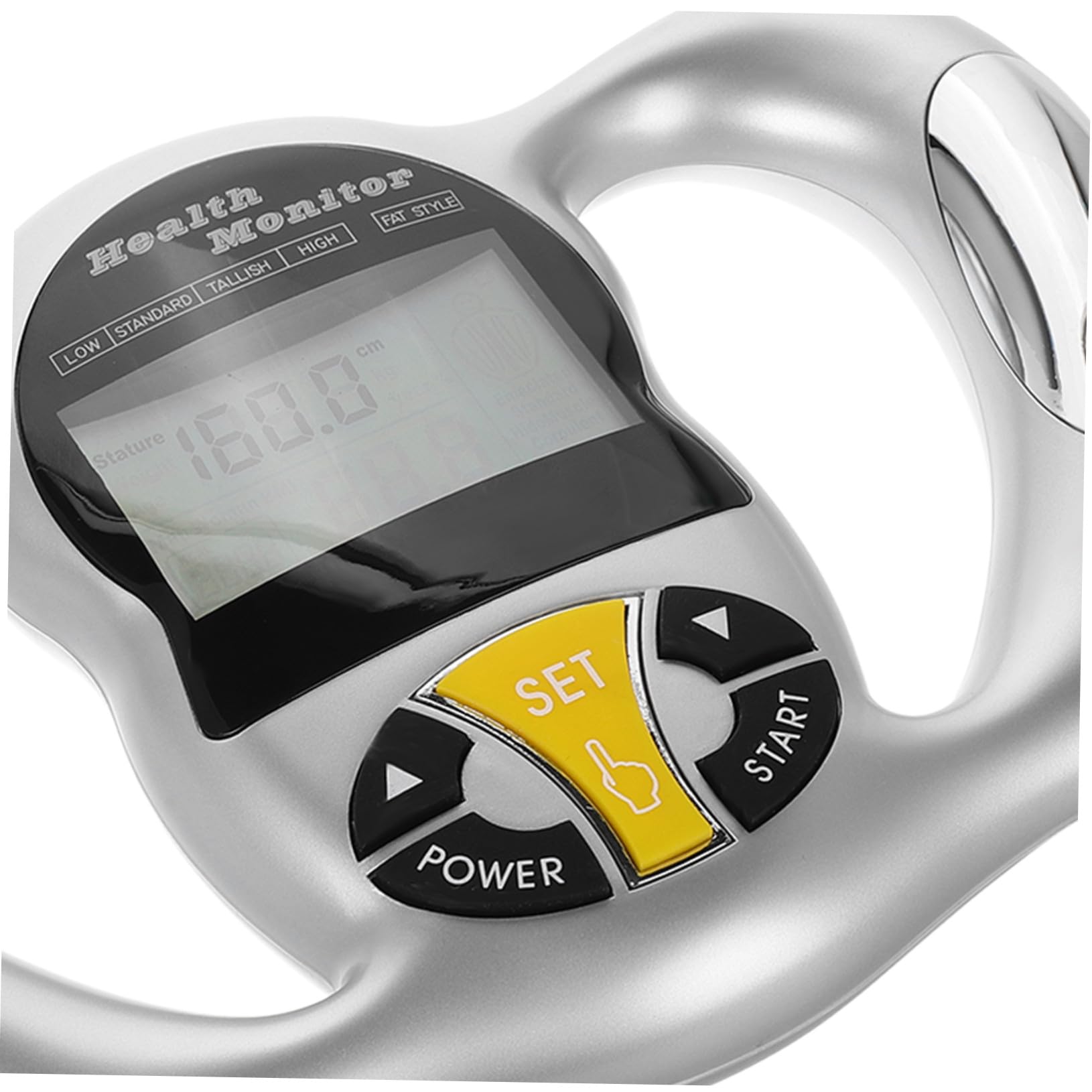 Medidor de Grasa Corporal Portátil Plata Abs para Análisis
