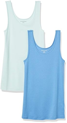 Amazon Essentials Damen Tanktop schlanke Passform, 2er-Pack