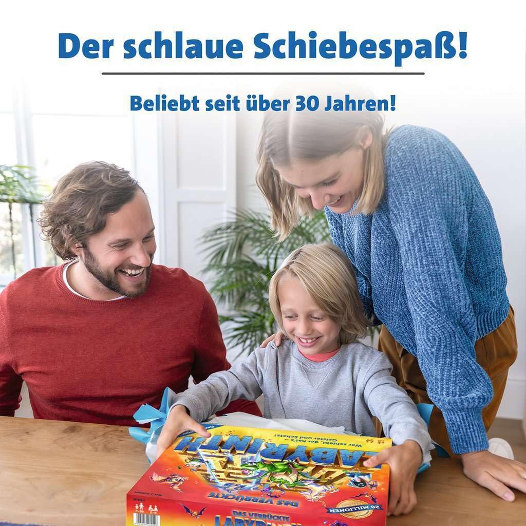 Ravensburger Familienspiel 26955 - Das verrückte Labyrinth - Gesellschaftsspiel - Spieleklassiker für 2-4 Personen, Brettspiel ab 7 Jahren