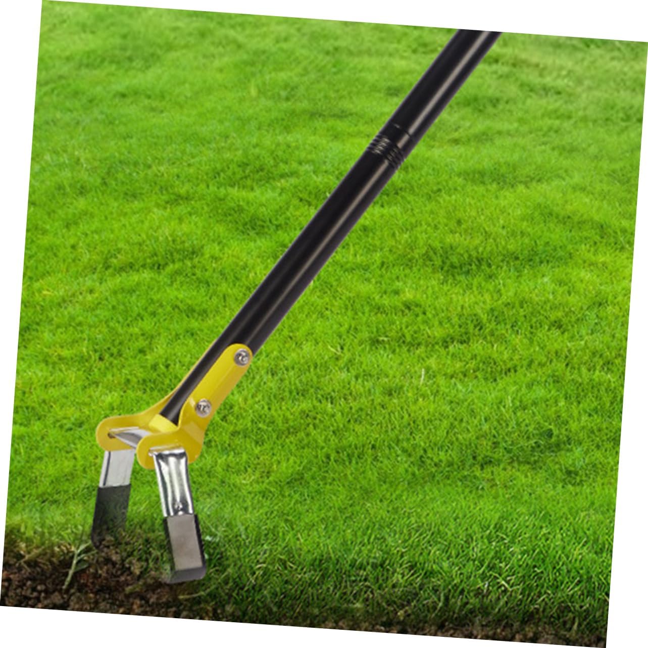 Small Ergonomic Gardening Hoe Durable Manganese Hand Tool for Weeding Lawn Care and Garden Cultivation for Home and Hiking Use