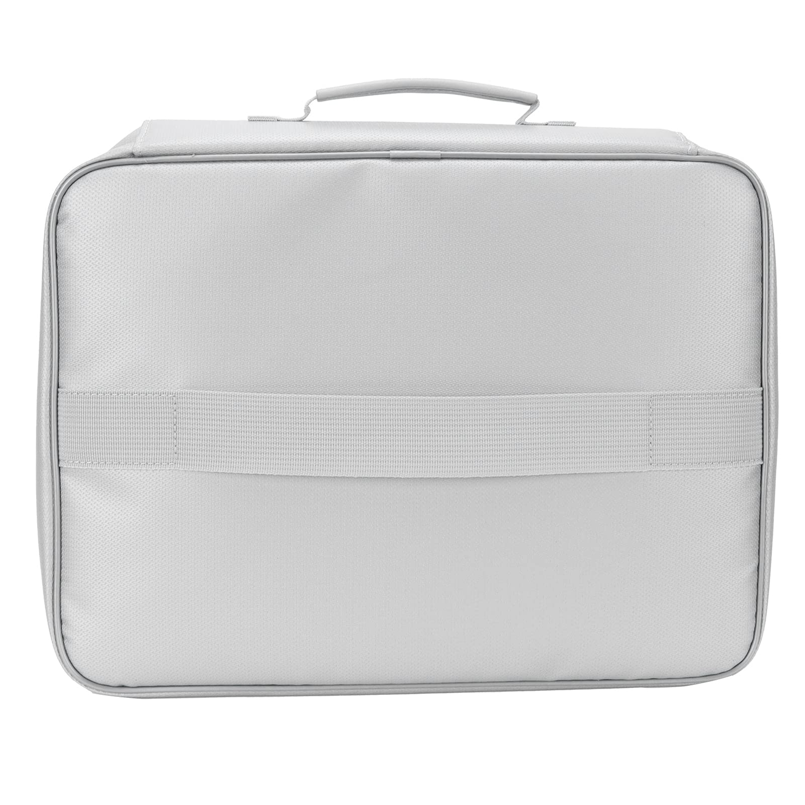 Cocoarm Borsa per Documenti Custodia Ignifuga Silicone Composito Liquido in Fibra di Vetro Tessuto 14,2 X 10,6 X 3,9 Pollici Organizzatore di Documenti Impermeabile con Serratura per Casa Ufficio