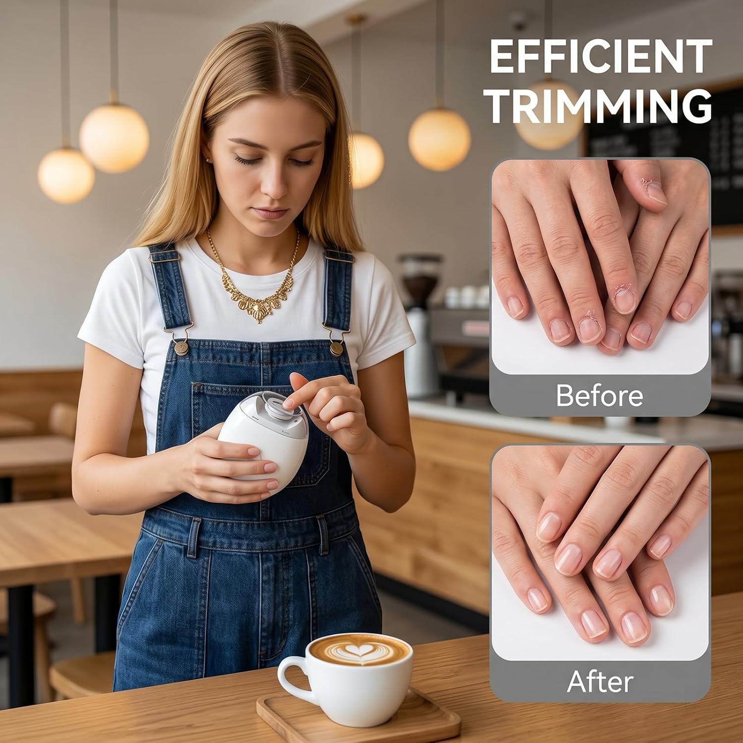 Electric Nail Clipper, 2026 Upgraded 3-in-1 Portable Nail Trimmer with LED Light, 3 Adjustable Speeds & Silent 360° Auto Filing for Fingernails & Toenails