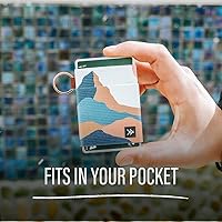 Vista 4 de Thread Wallets - Cartera minimalista delgada con bolsillo frontal para tarjetas de crédito