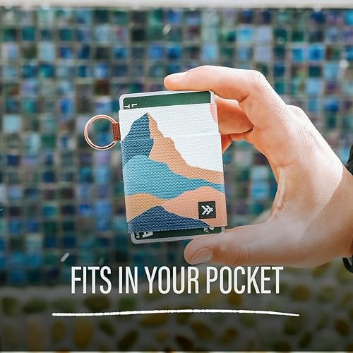 Miniatura 4 de Thread Wallets - Cartera minimalista delgada con bolsillo frontal para tarjetas de crédito