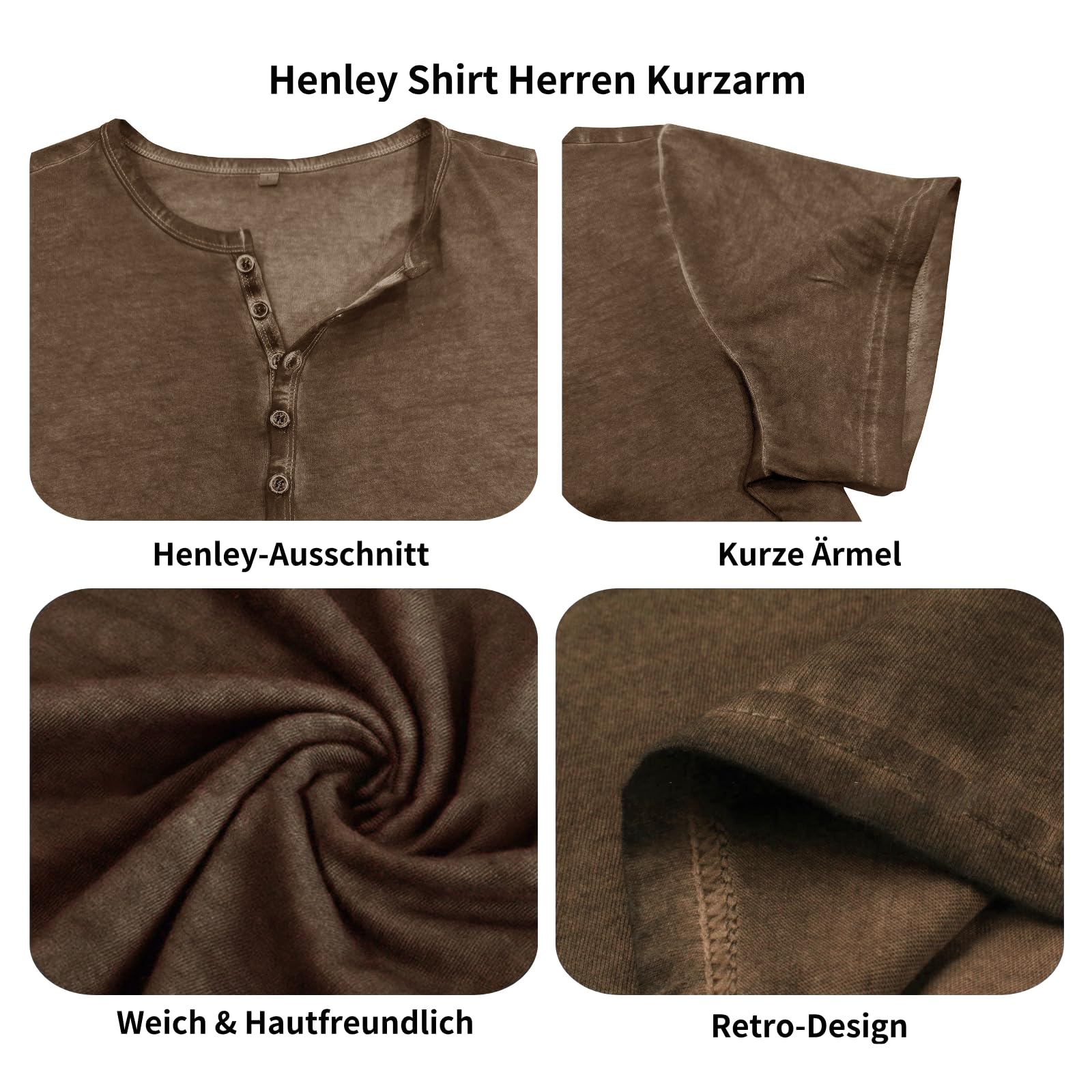 YawYews Maglia Manica Lunga Uomo Maglietta Cotone Uomo T Shirt Manica Lunga Aderente Lunghe Vintage retrò M-3XL