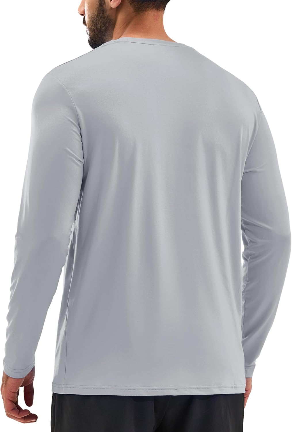 TACVASEN Men's Long Sleeve UPF 80+ Shirts Sun Protection UV SPF Shirts Rash Guard Fishing Running Quick Dry Lightweight - Image 2