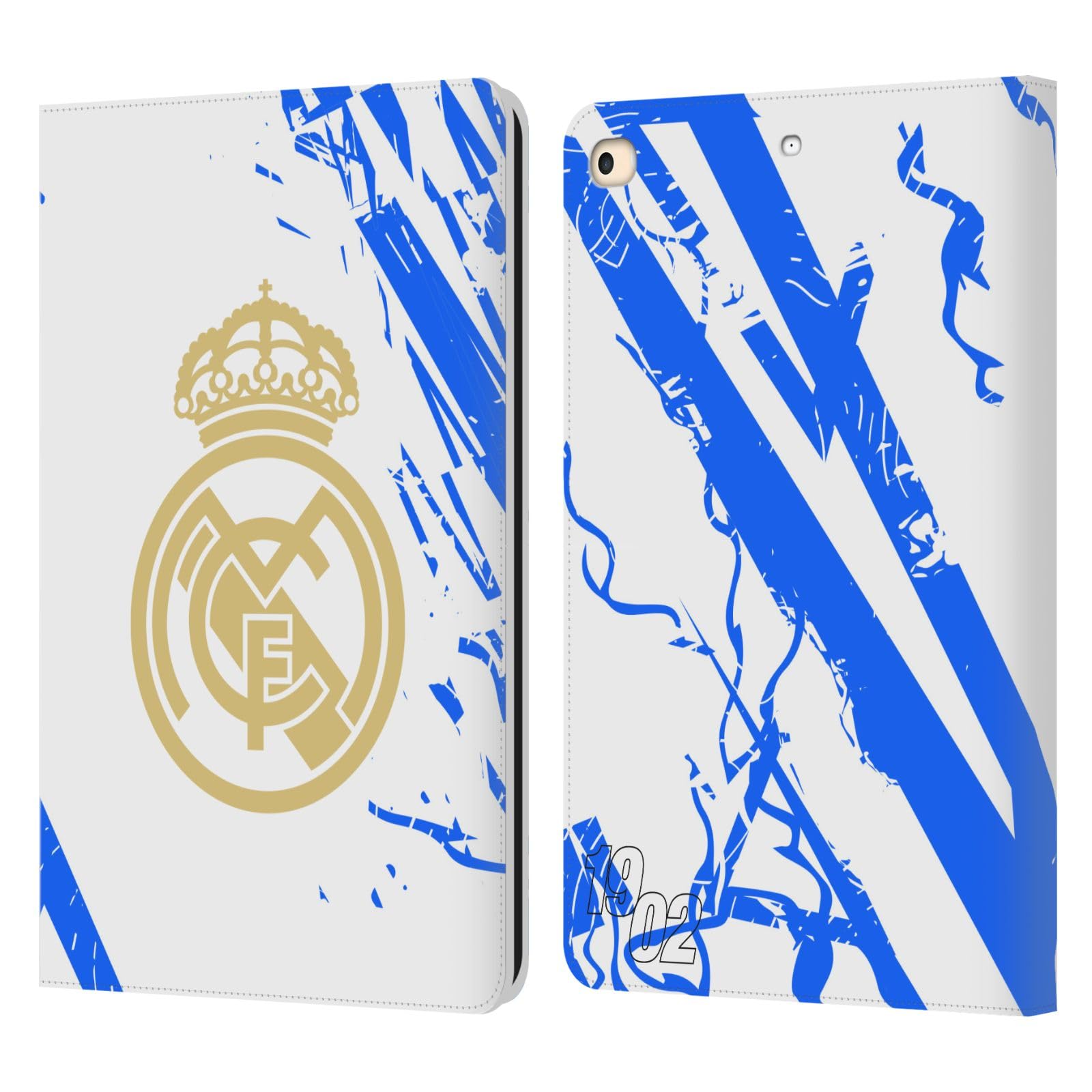 Étui iPad 9.7 Real Madrid CF housse cuir portefeuille tablette Apple 2017 2018 - 7