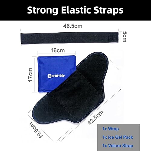 Miniatura 5 de Paquete de hielo reutilizable para pies para fascitis plantar, tendinitis de Aquiles, espolones de talón, dolor de pies, terapia fría y caliente,