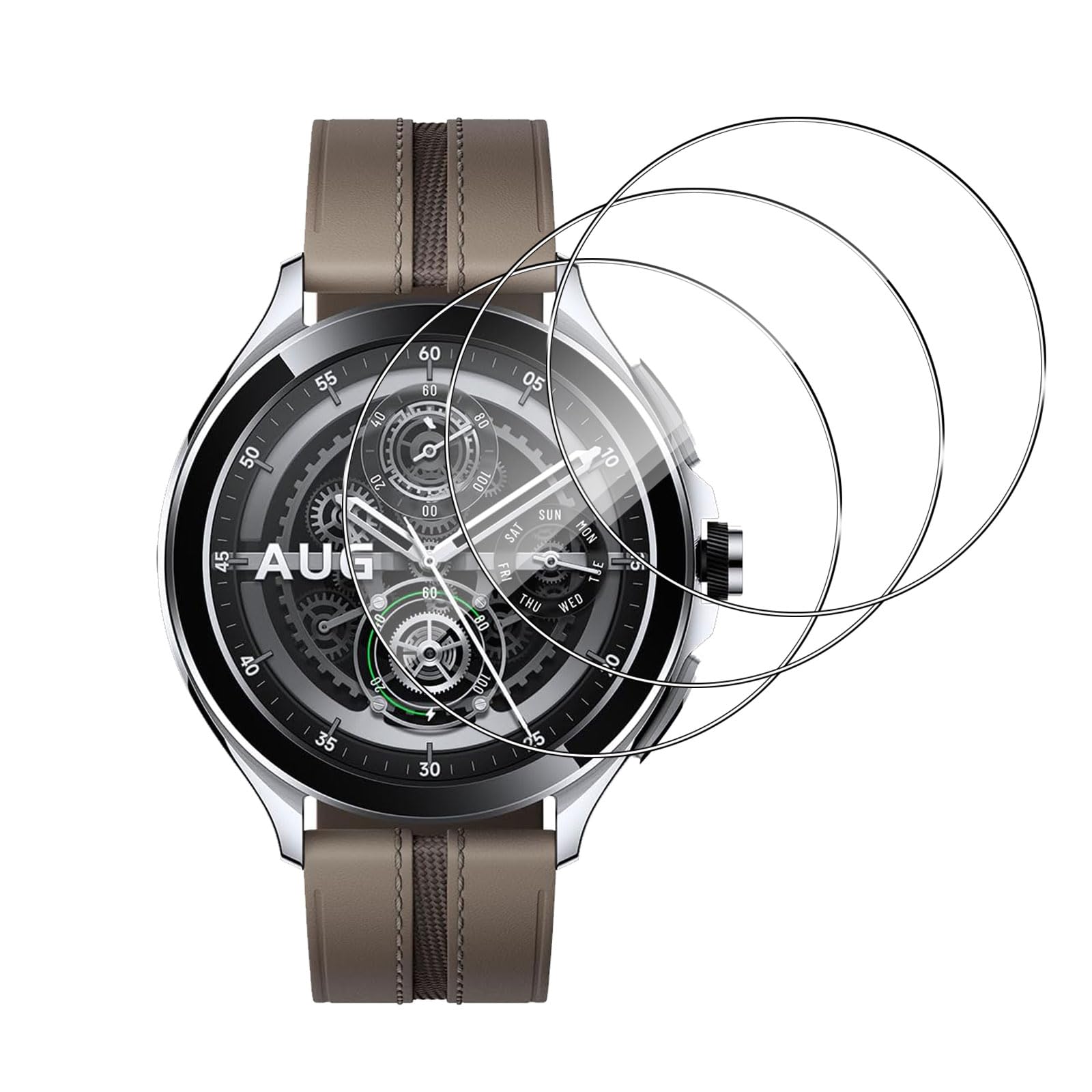 Pellicola Protettiva Per Amazfit Active 2 - 3 Pezzi, TPU Flessibile - Foto 2