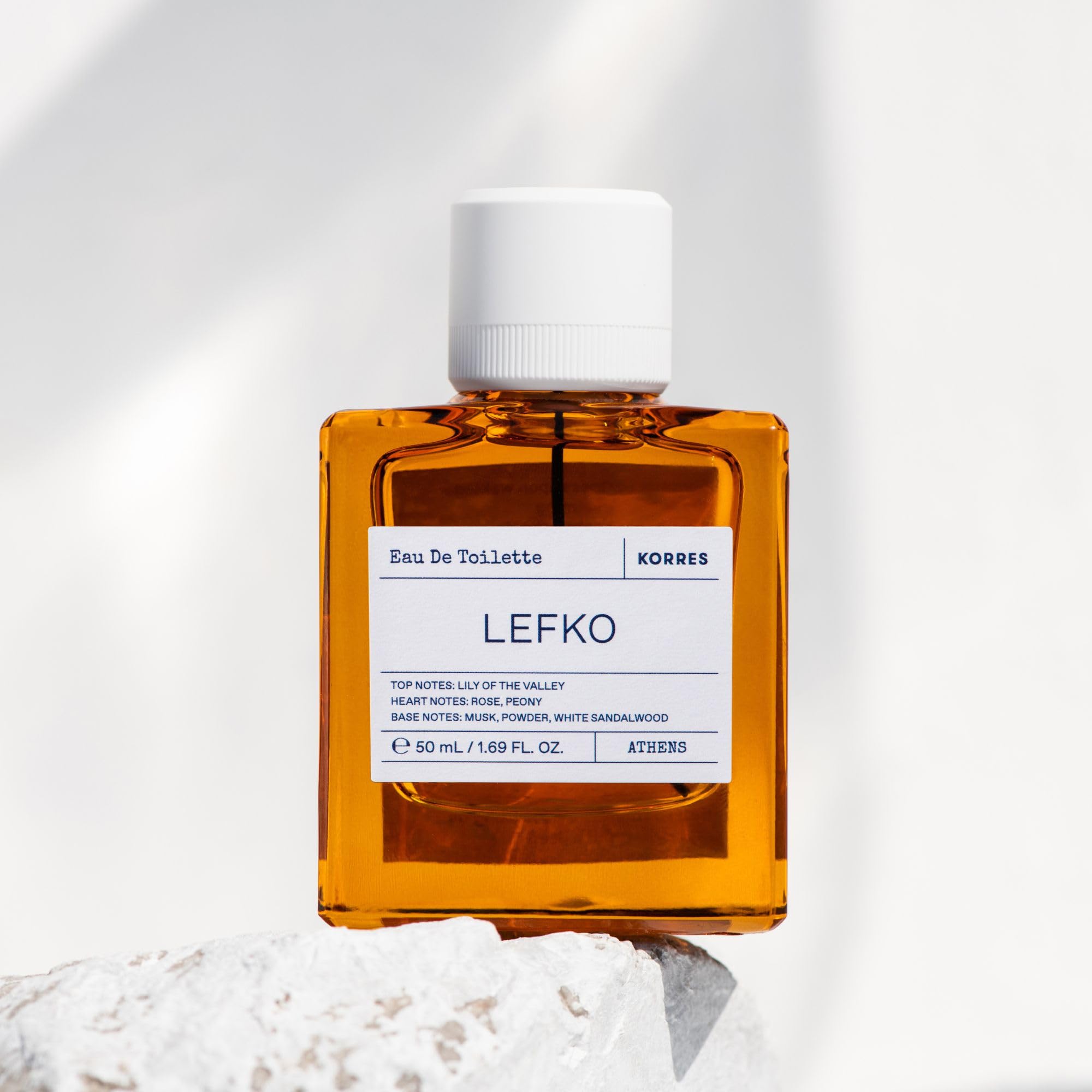 KORRES LEFKO - Agua de colonia unisex para hombre y mujer, 100 ml