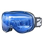 ZIONOR Lagopus Ski Snowboard Goggles UV Protection Anti fog Snow Goggles for Men Women Adult Youth