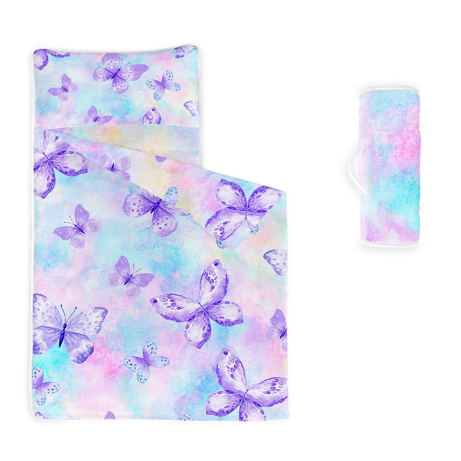 HOSIMA Nap Mat -Butterfly Sleeping Bag with Removable Pillow