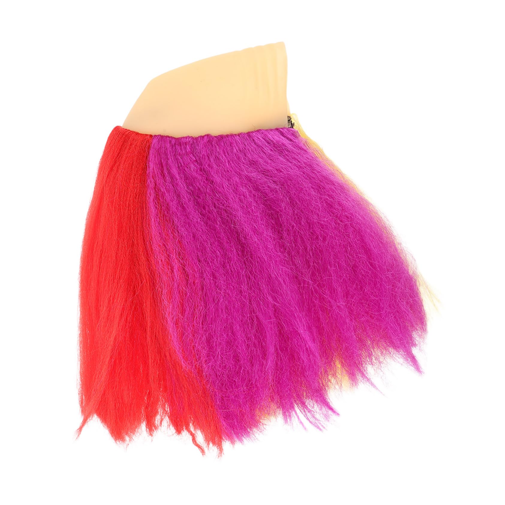 VALICLUD Perücke Halloween Bunt für Damen Herren Kostüm-party Karneval Cosplay Haaraccessoire Kopfbedeckung Mehrfarbiges Design Leicht Tragbar