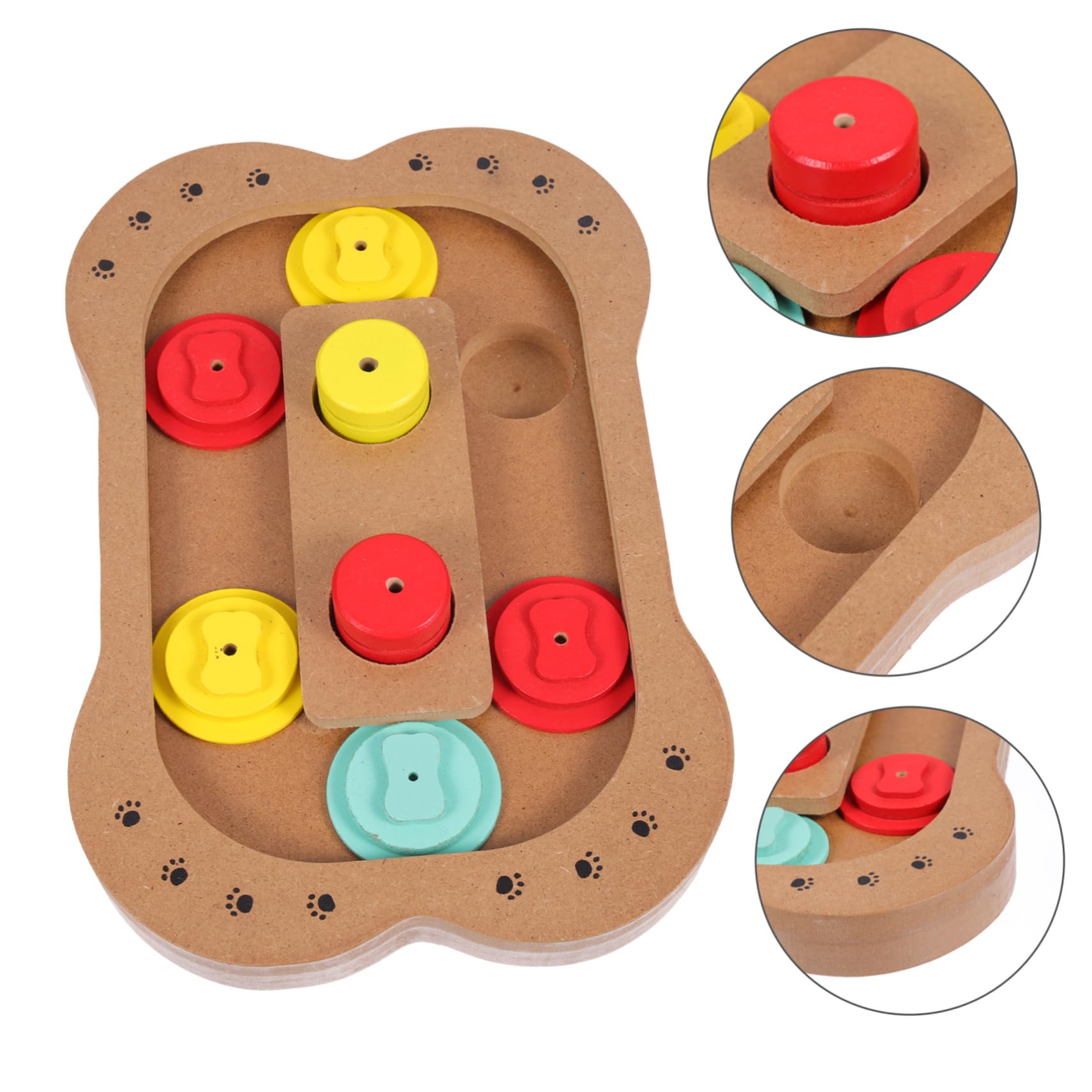 Langsamfutterspielzeug in Knochenshape Interaktives Futterspiel für Hunde zur Darmgesundheit