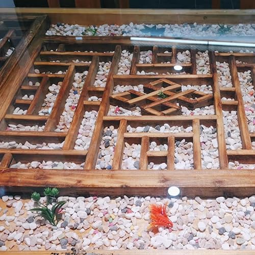 Miniatura 50 de Grava para suculentas y cactus de 10 libras, guijarros pulidos decorativos naturales de 1/5 pulgadas para paisajismo, rocas de río gris