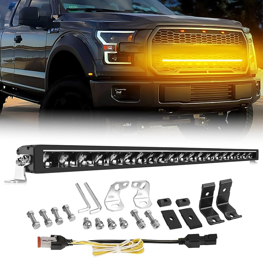 ライトバーご予約品 Amazon.co.jp: BraveWAY LED ライトバー シングル 40 インチ