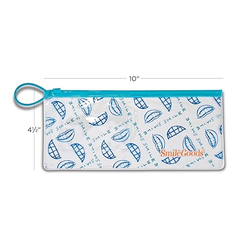 Vista 15 de SmileGoods - Bolsa con cremallera y soporte para tarjetas de visita, 4.5 x 10 pulgadas, Dental Friends, paquete de 72 Amigos dentales