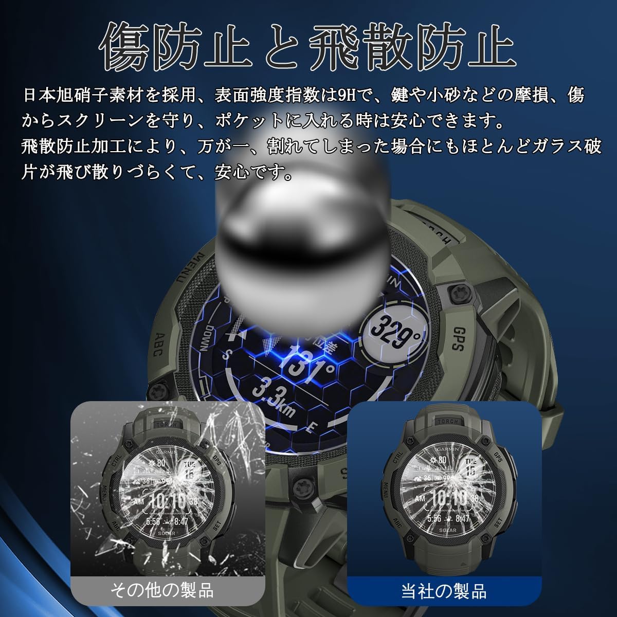 Amazon | 対応 Garmin Instinct 2X Dual Power/instinct 2x Dual Power 