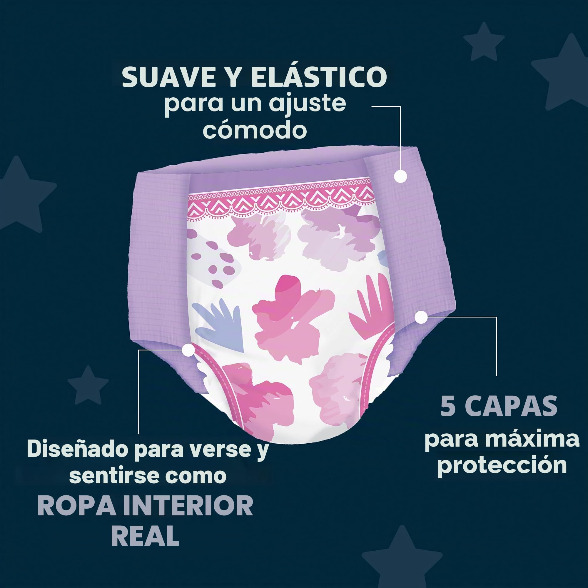 Huggies DryNites - Pañales de noche para enuresis, para niñas de 13 a 17 años (48-60 kg), 27 unidades (3 x 9), paquete mensual