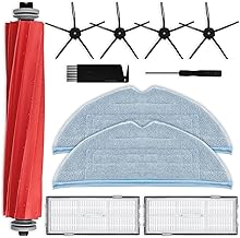 Accessories kits compatible with Roborock S7 / S7 Plus / S7 Max / S7 MaxV / S7 Max Ultra / S7 MaxV Ultra / S7 Pro Ultra, 1 main brush, 4 side brushes, 2 filters, 2 wipes