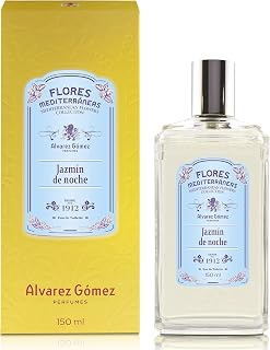 Alvarez Gomez Flores Mediterráneas, Jazmín de Noche, Eau de Toilette, Floral, 150 Mililitros