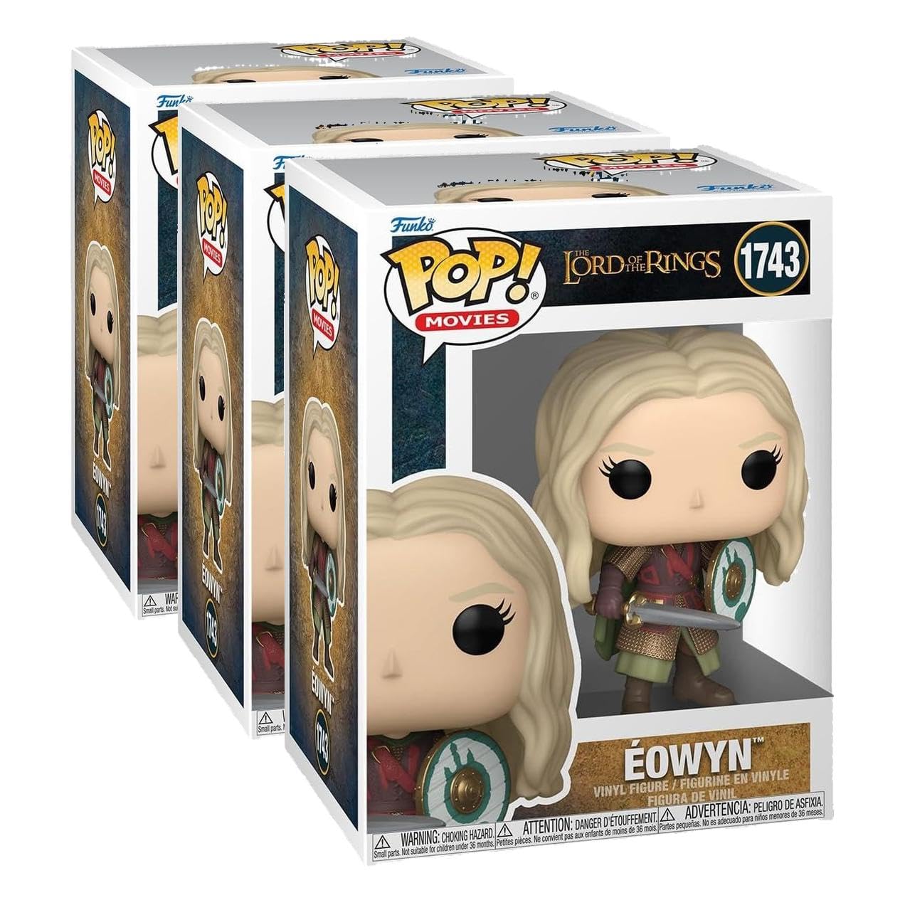 Funko POP! Film: Il Signore degli Anelli - Battaglia di Eowyn - 1 possibilità su 6 di ricevere la rara variante Chase - Gli stili possono variare - Figurina in vinile collezione - Appassionati di film