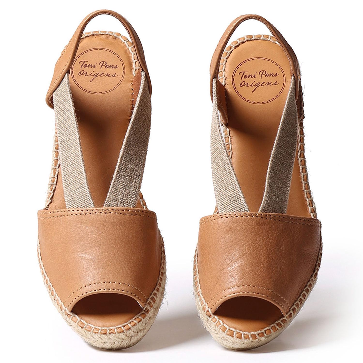TONI PONS ETNA - Espadrille pour Femmes dans des Tons Unis de en Cuir.