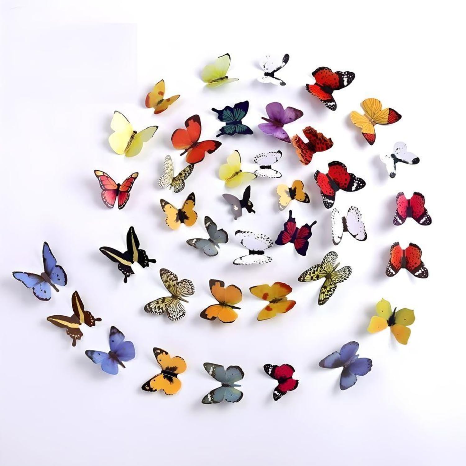 JAAMSO ROYALS Multicolour 3D Butterflies Butterfly Stickers for Wall, Butterfly Decoration Items, Butterfly Stickers, Butterfly Wall Decor, Butterflies (30CM X 21CM, Set of 2) (B07FPC6LK3) Amazon Price History, Amazon Price Tracker