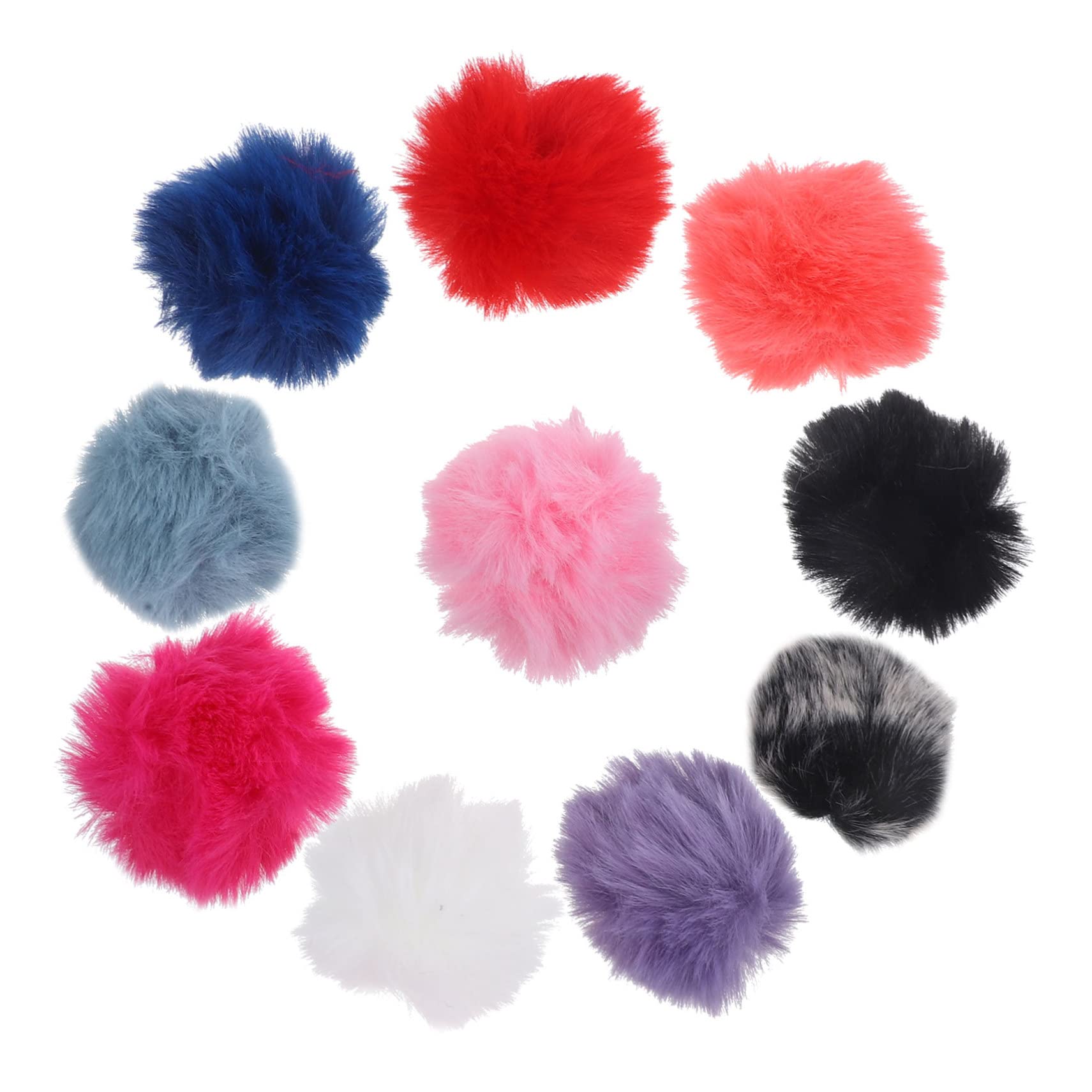 UPKOCH 5 Sätze Pelziger Mikrofon-windschutz Geschmeidiges Material Windschutz-muffs-abdeckung Für Rundfunksprecher Sänger Einfache Installation 10 Stück * 5