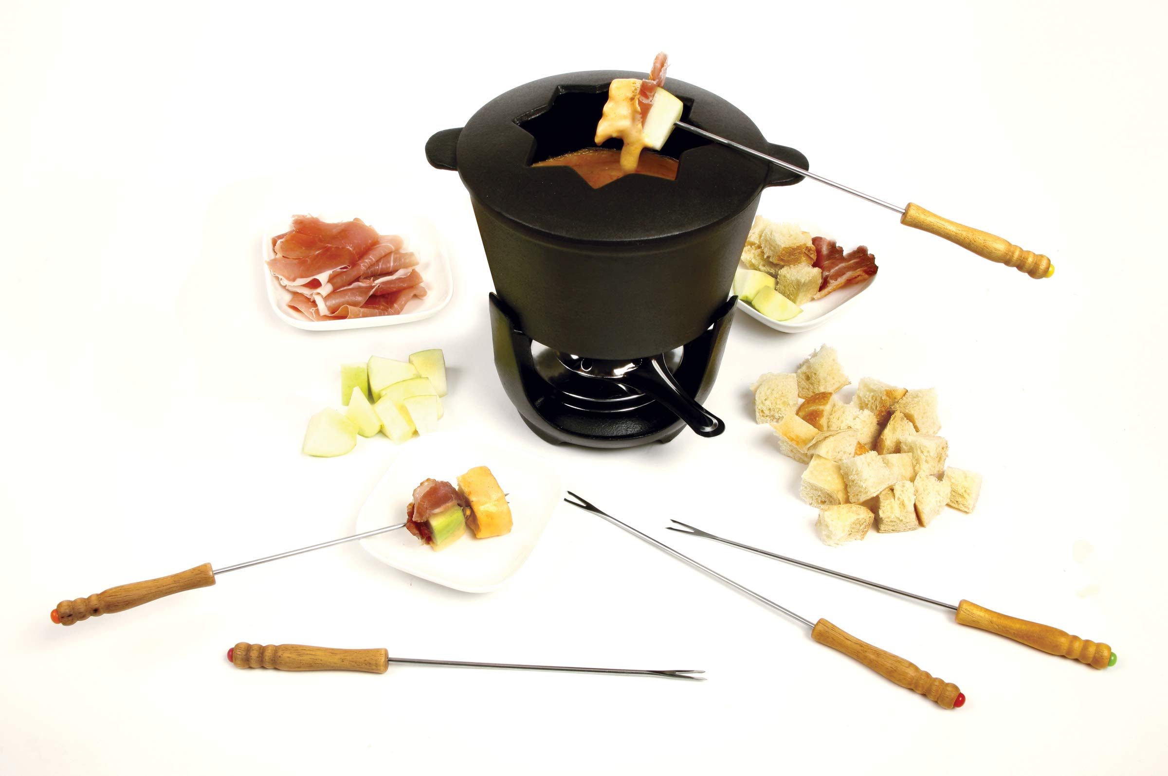Amazon.com: NORPRO Cast Iron Fondue, 1 EA : Home & Kitchen